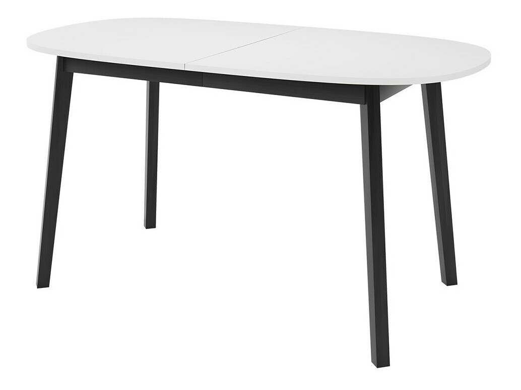 Jedilniški komplet Edmond 121 (Bela + Črna)