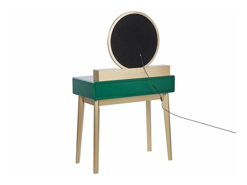 Toaletna mizica Berwyn 830 (Zelena + Zlata)