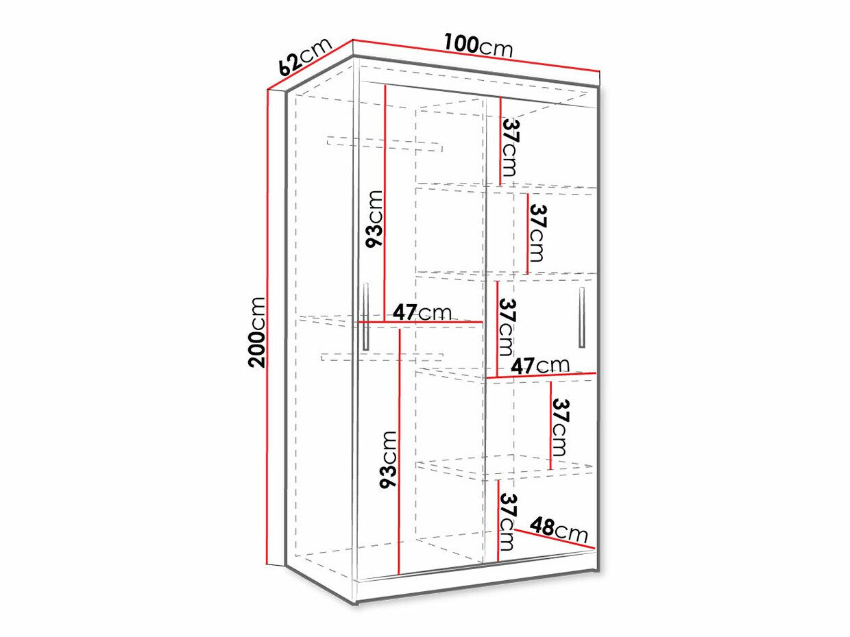 Garderobna omara Hartford 467