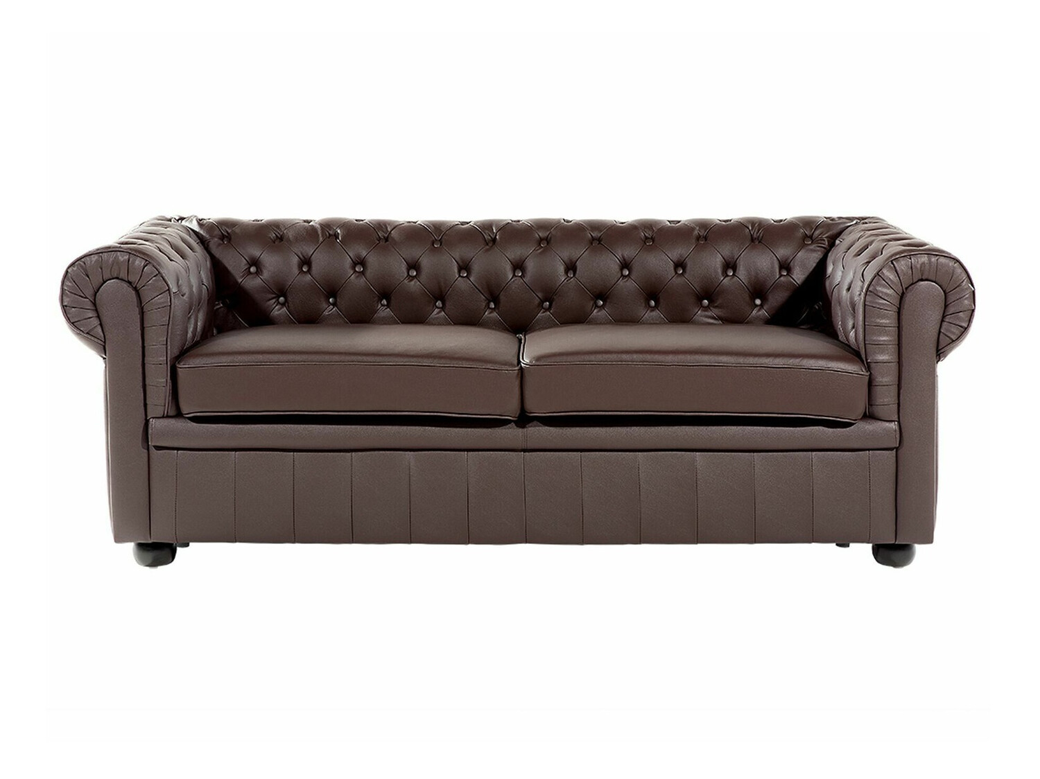 Kavč chesterfield Berwyn 832 (Temno rjava)
