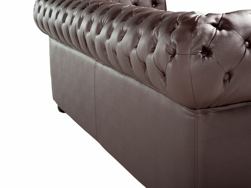 Kavč chesterfield Berwyn 832 (Temno rjava)