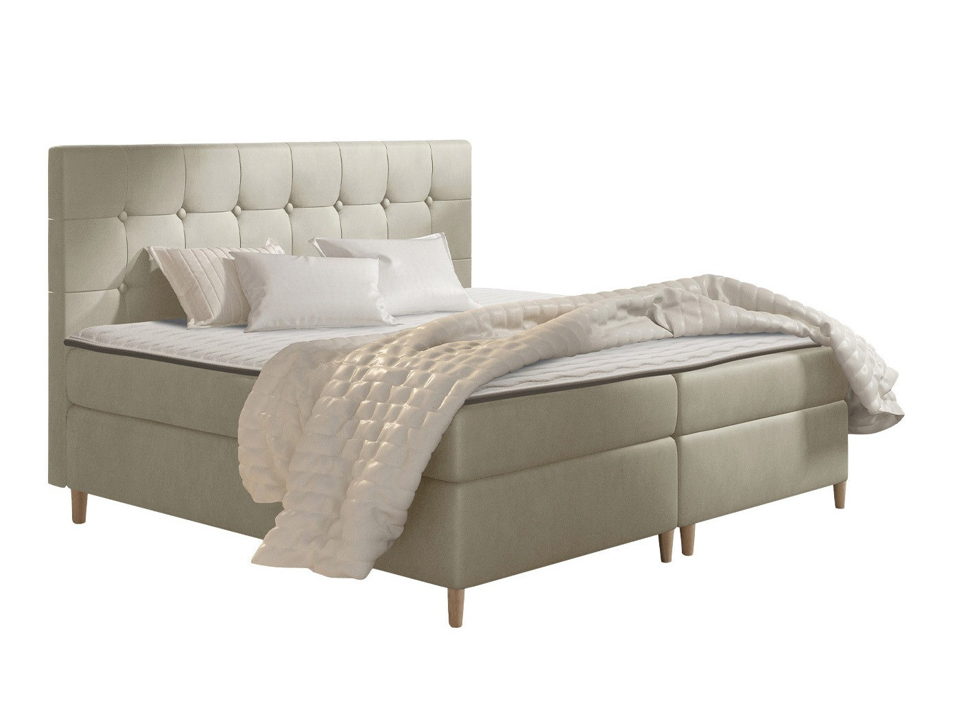 Boxspring postelja Caseus (Magic Velvet 2201)