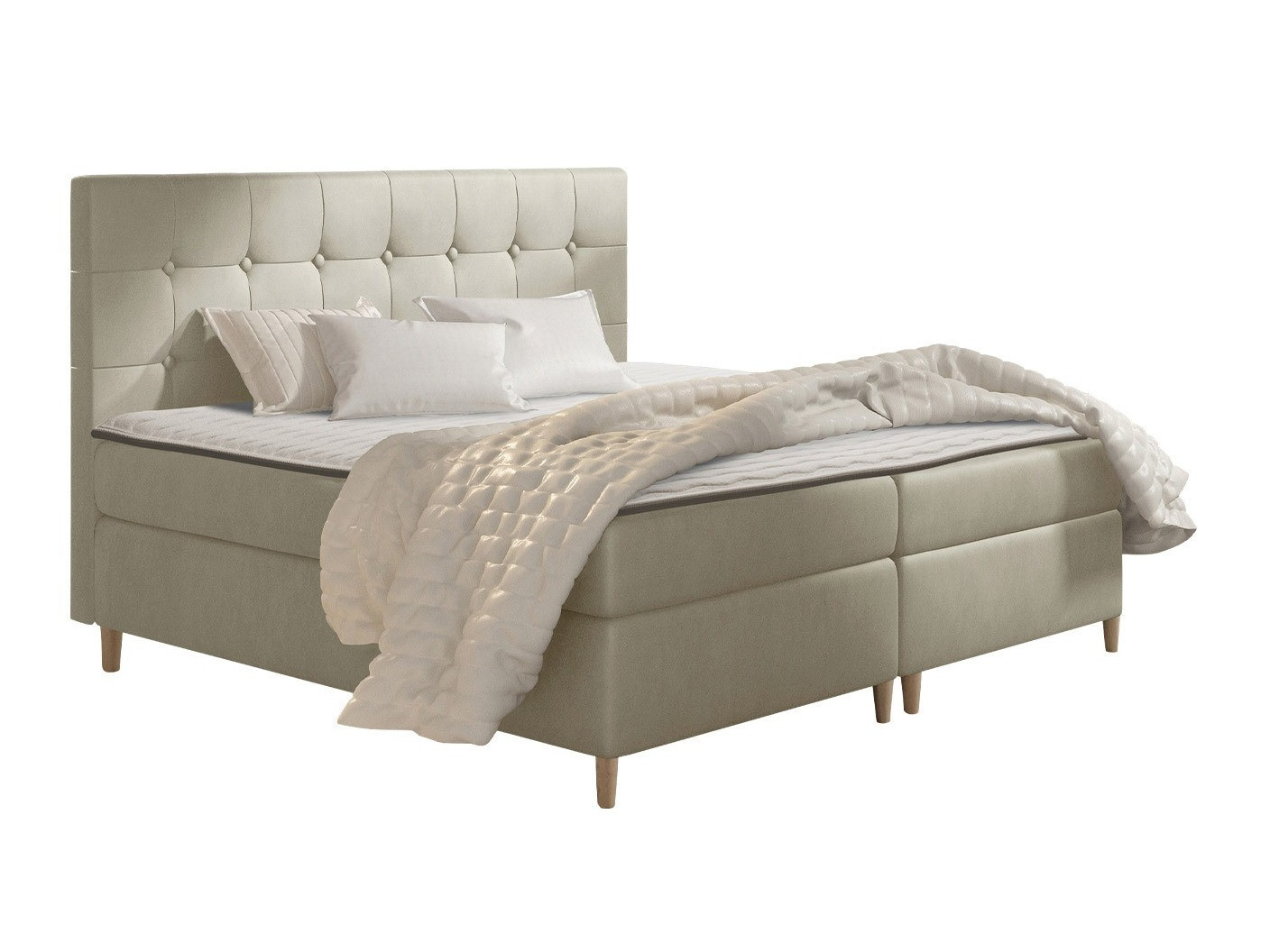 Boxspring postelja Caseus (Magic Velvet 2201)