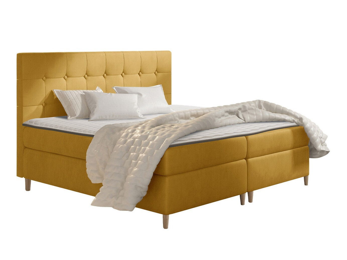 Boxspring postelja Caseus (Magic Velvet 2215)