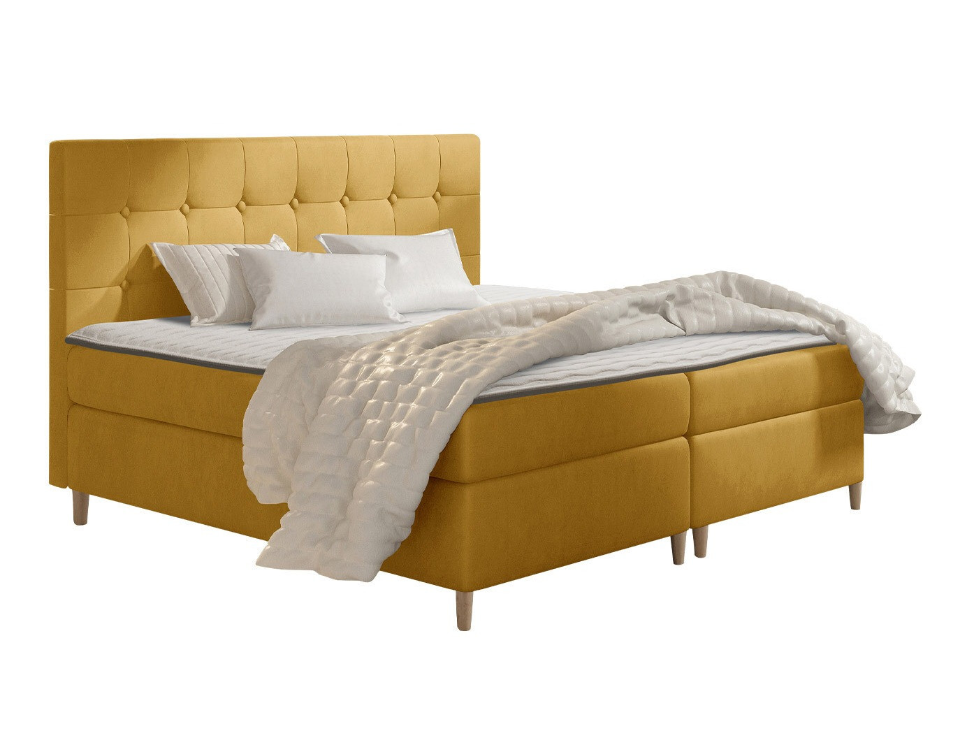 Boxspring postelja Caseus (Magic Velvet 2215)