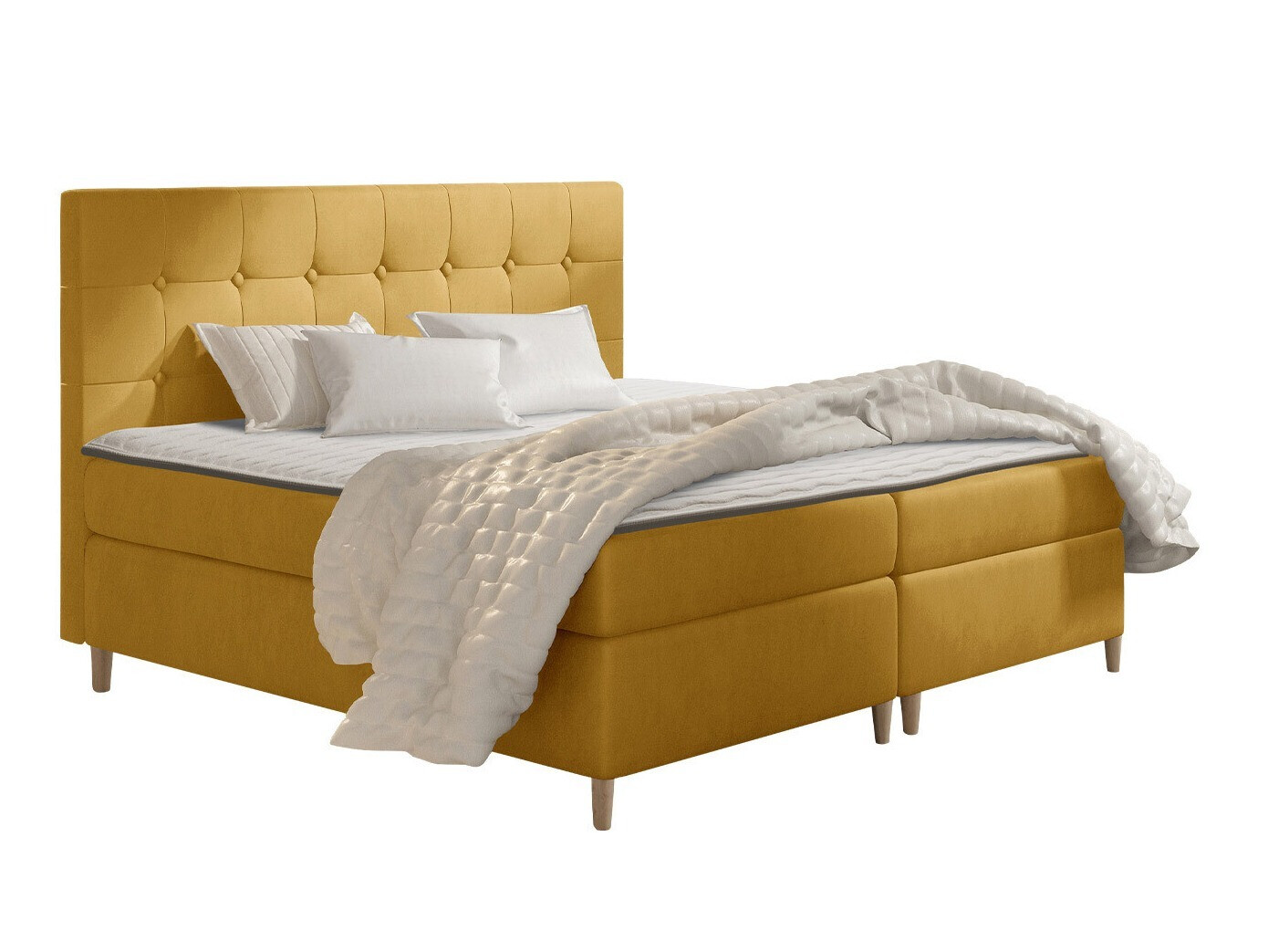 Boxspring postelja Caseus (Magic Velvet 2215)