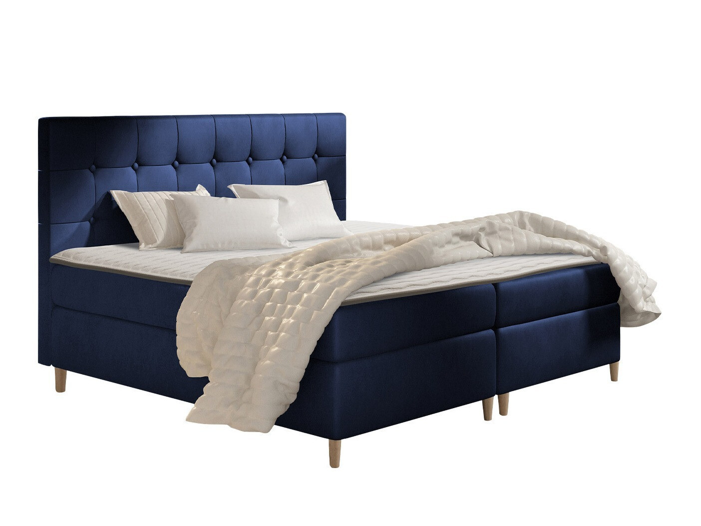 Boxspring postelja Caseus (Magic Velvet 2216)