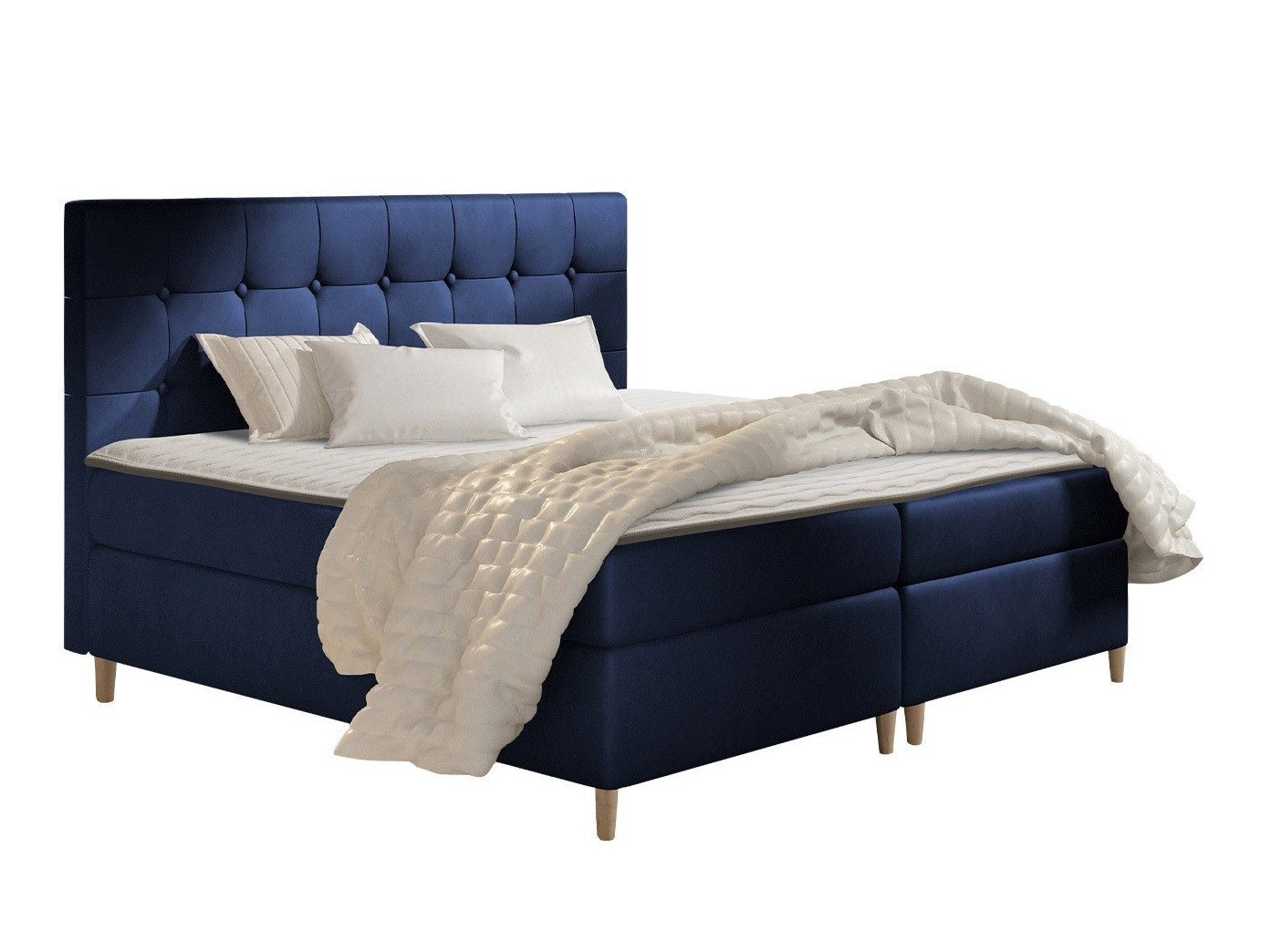 Boxspring postelja Caseus (Magic Velvet 2216)