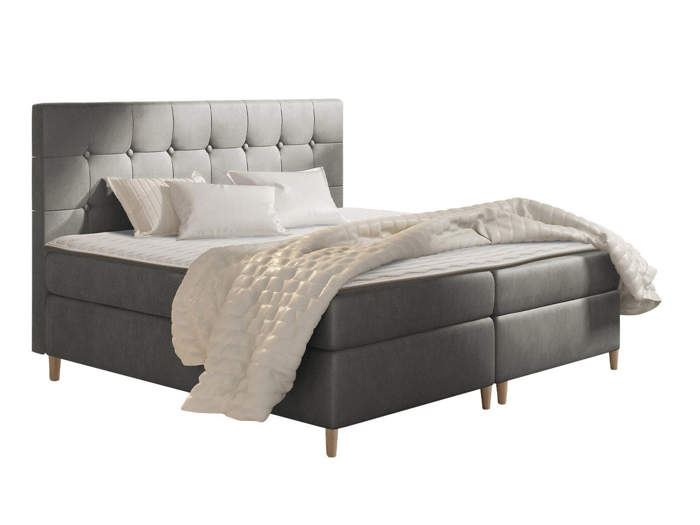 Boxspring postelja Caseus (Magic Velvet 2217)