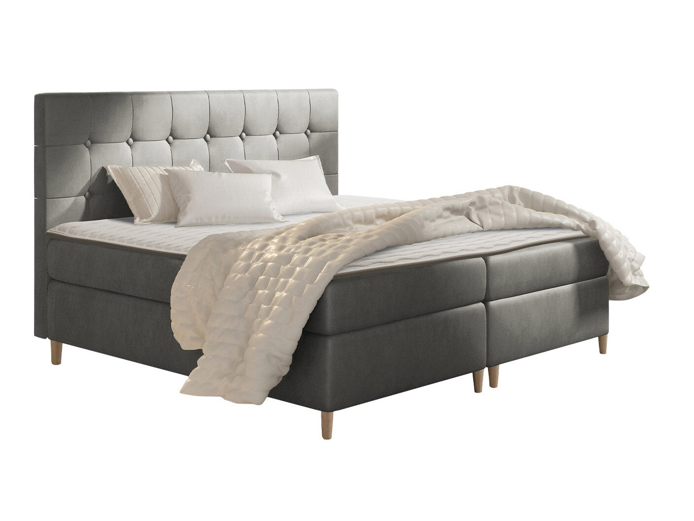 Boxspring postelja Caseus (Magic Velvet 2217)