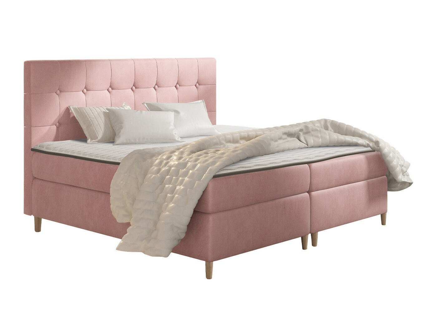 Boxspring postelja Caseus (Magic Velvet 2257)