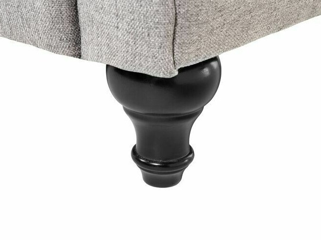 Kavč chesterfield Cirdoro 100 (Svetlo siva)