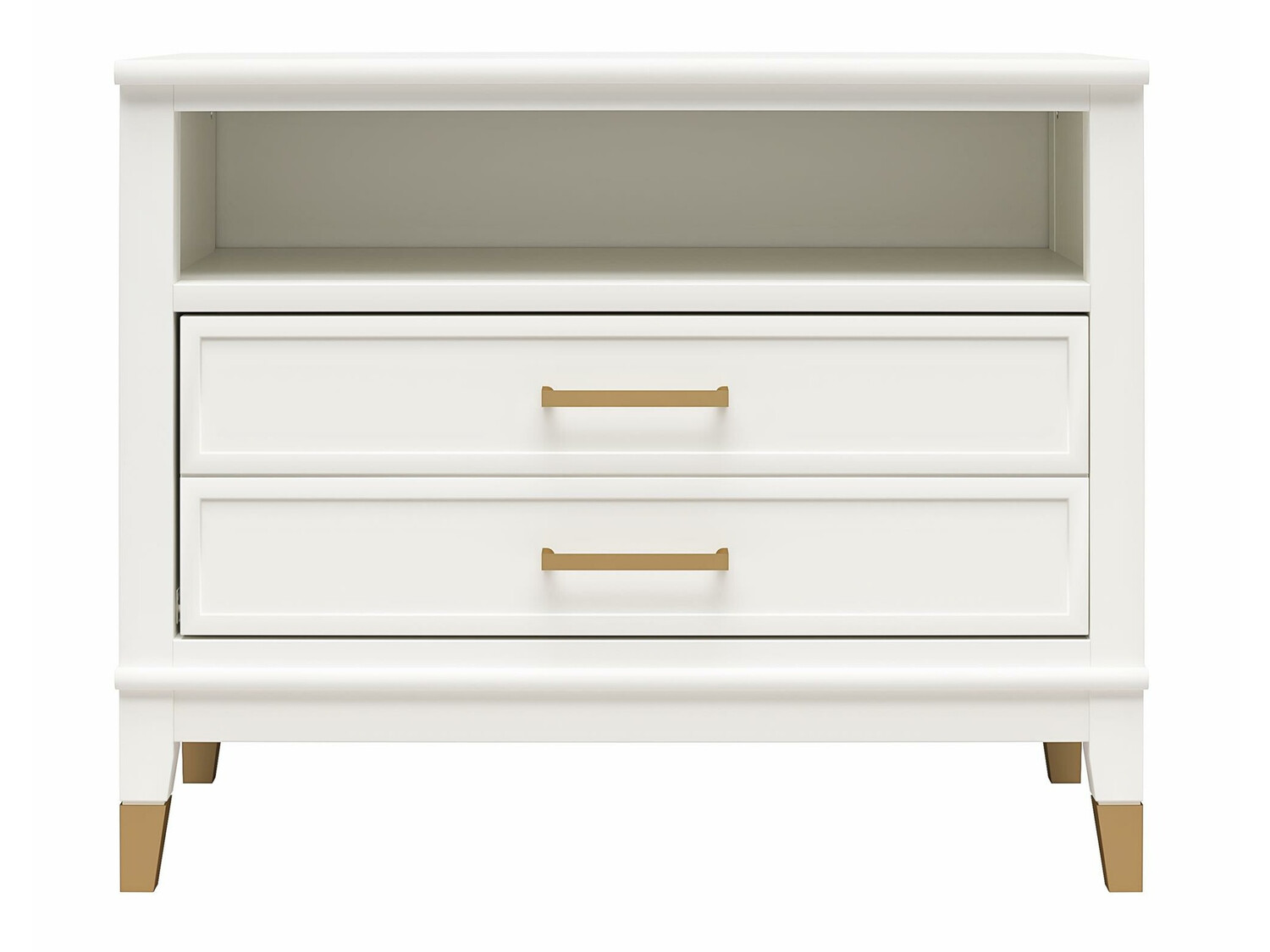 Nočna omarica CosmoLiving by Cosmopolitan Belromu 107 (Bela)