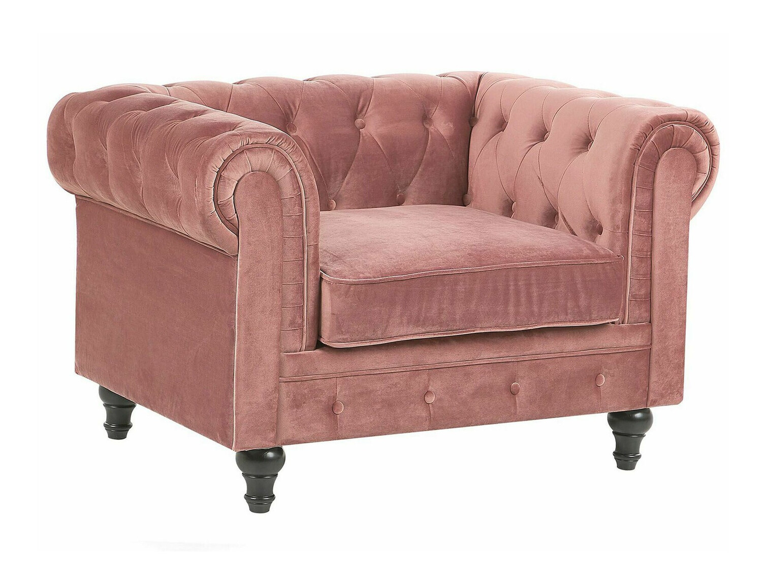 Chesterfield fotelj Cirdoro 102 (Roza)