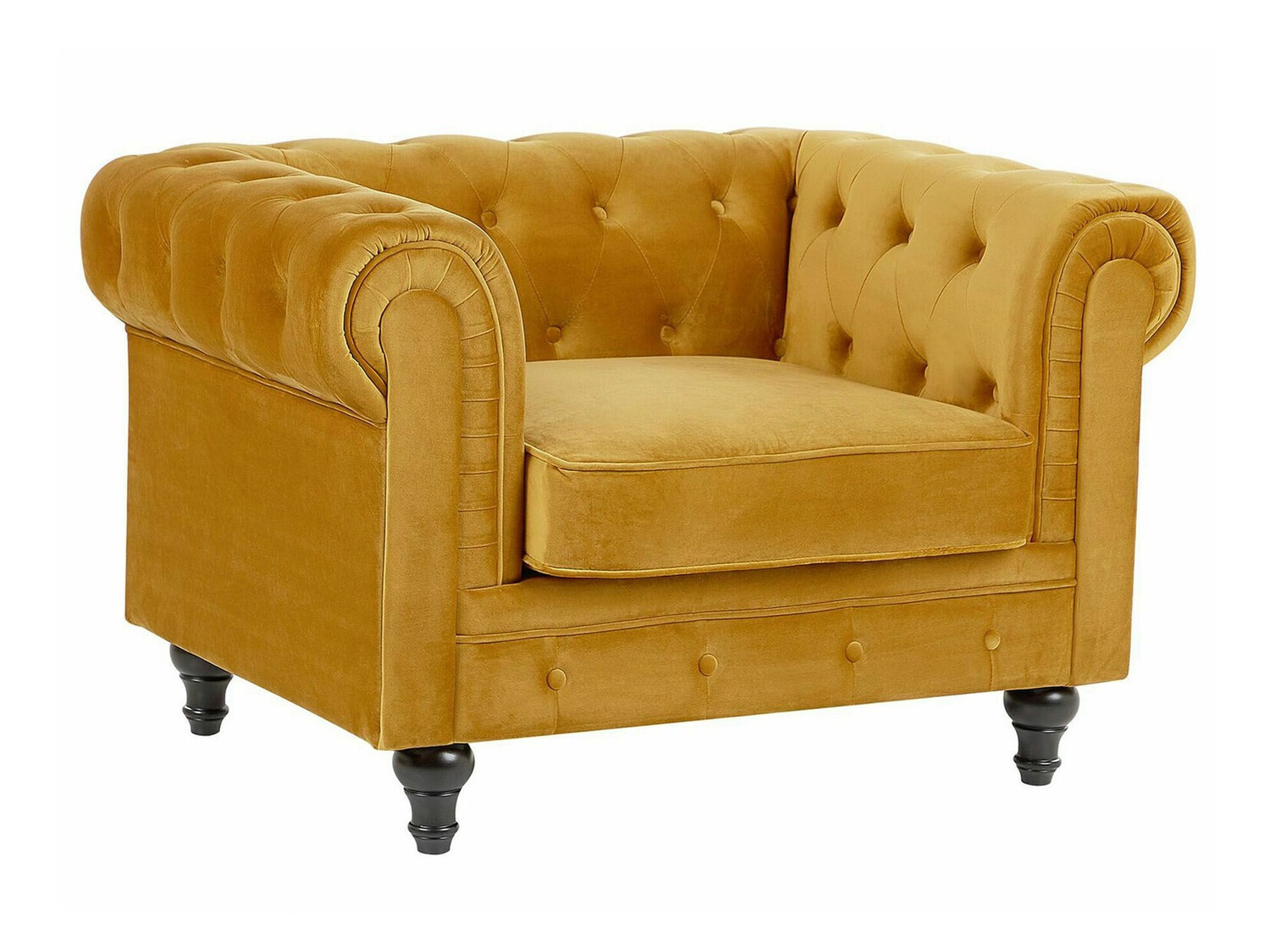 Chesterfield fotelj Cirdoro 102 (Rumena)