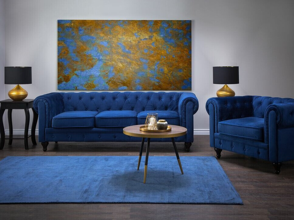 Kavč chesterfield Cirdoro 101 (Modra)