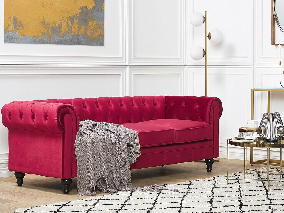 Kavč chesterfield Cirdoro 101 (Rdeča)