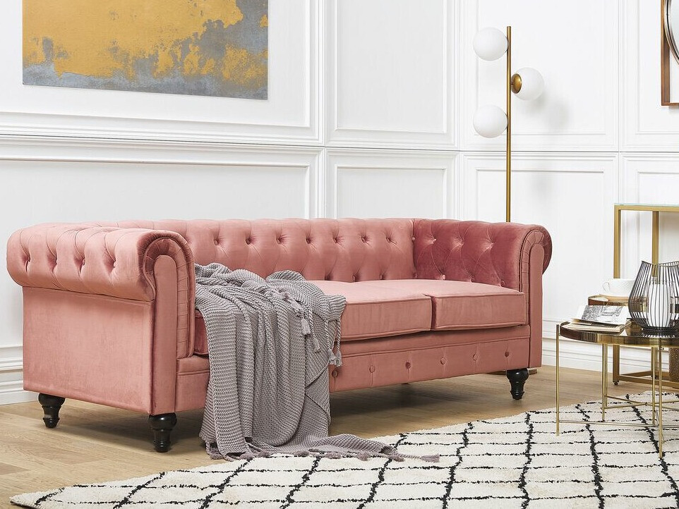 Kavč chesterfield Cirdoro 101 (Vijolična)