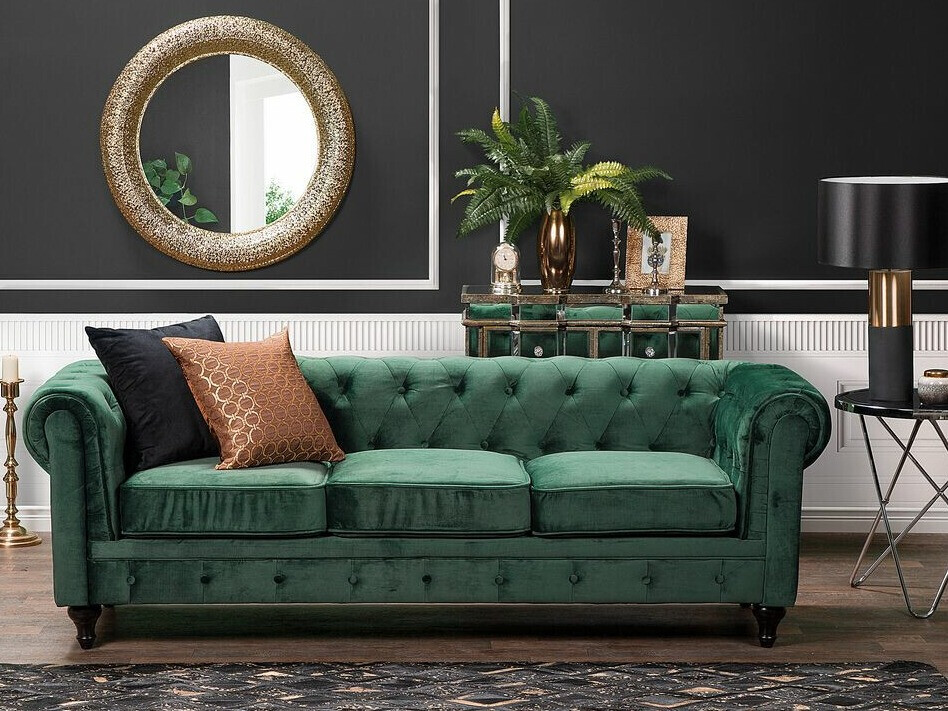 Kavč chesterfield Cirdoro 101 (Zelena)