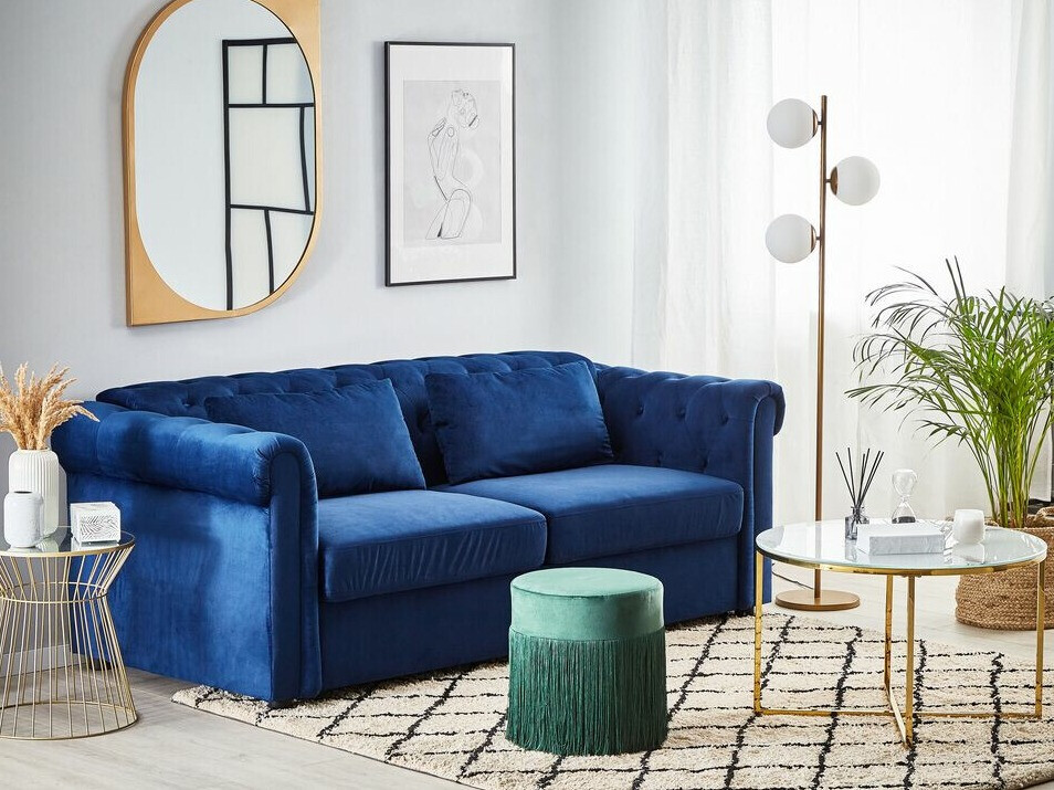 Kavč chesterfield Cirdoro 103 (Modra)