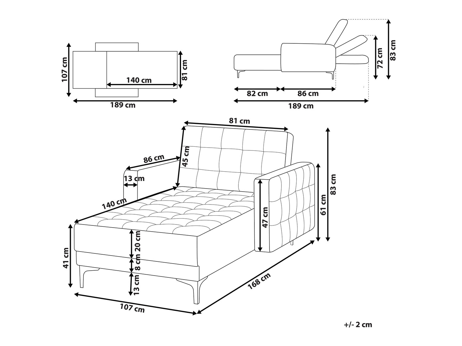 Počivalnik Felvena 102 (Črna)