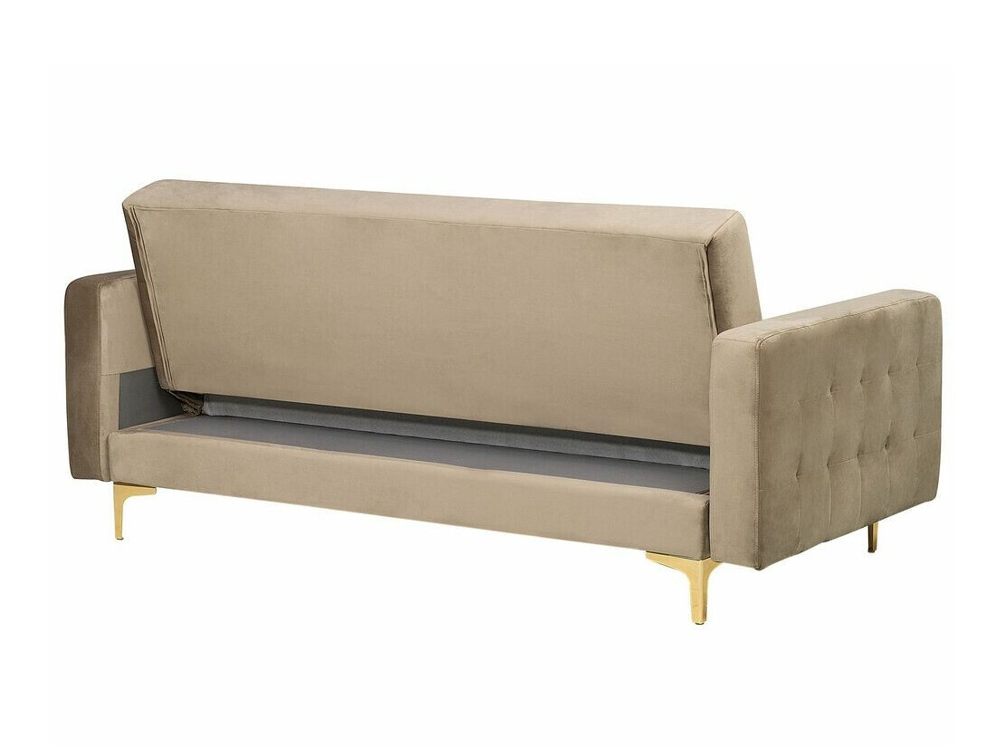 Raztegljiv kavč Felvena 100 (Svetlo rjava)