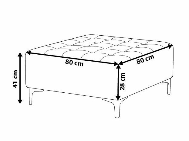 Tabure Felvena 104 (Črna)