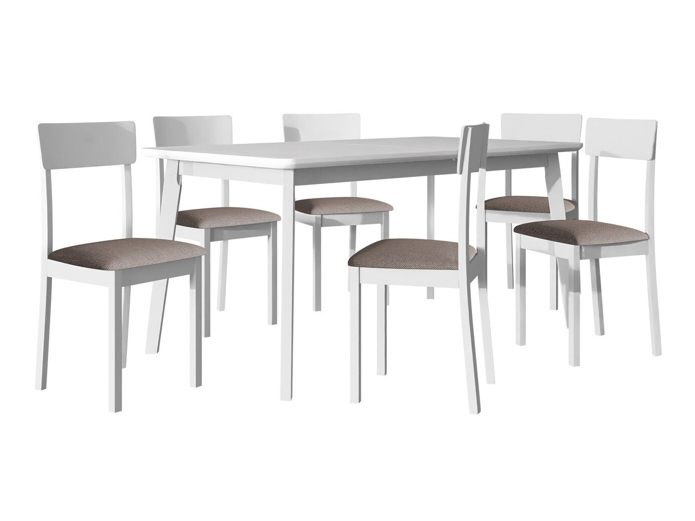 Jedilniški komplet Victorville 350 (Bela)