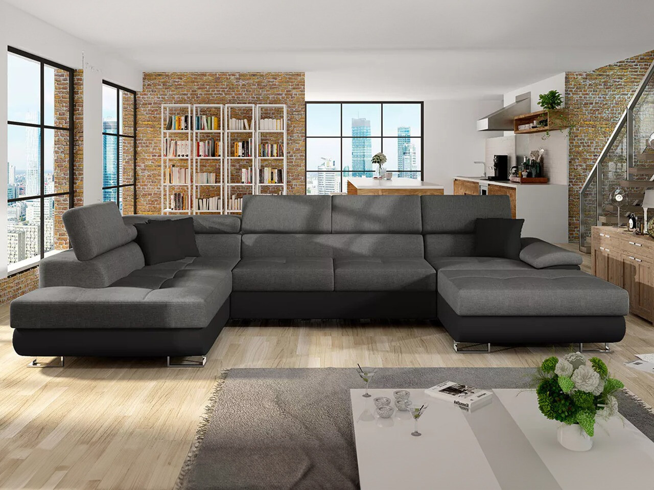 Kotna garnitura Comfivo Ruta IV (Soft 011 + Lux 06 + Soft 011)
