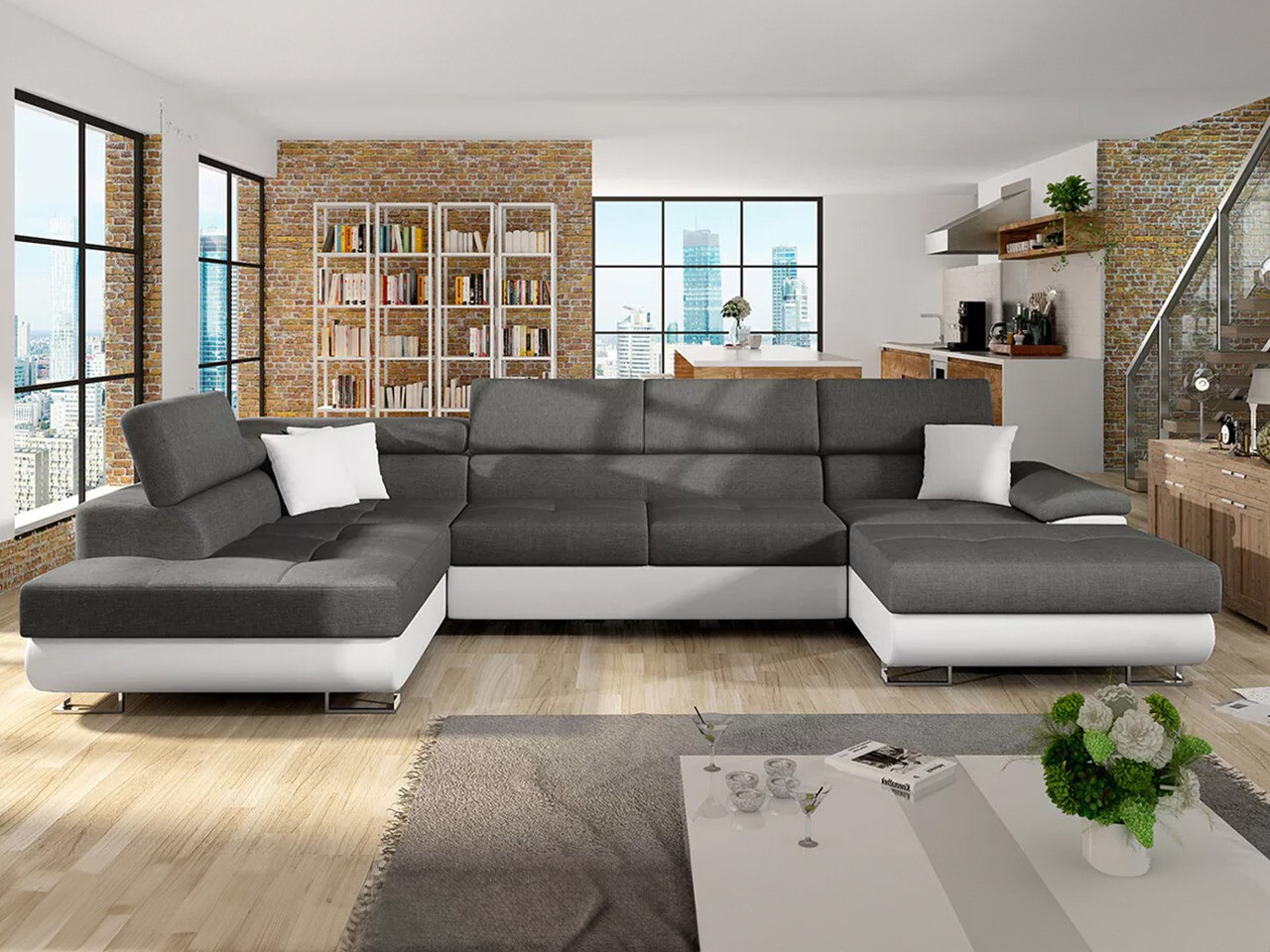 Kotna garnitura Comfivo Ruta IV (Soft 017 + Lux 06 + Soft 017)