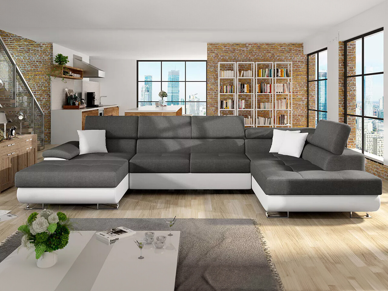 Kotna garnitura Comfivo Ruta IV (Soft 017 + Lux 06 + Soft 017)