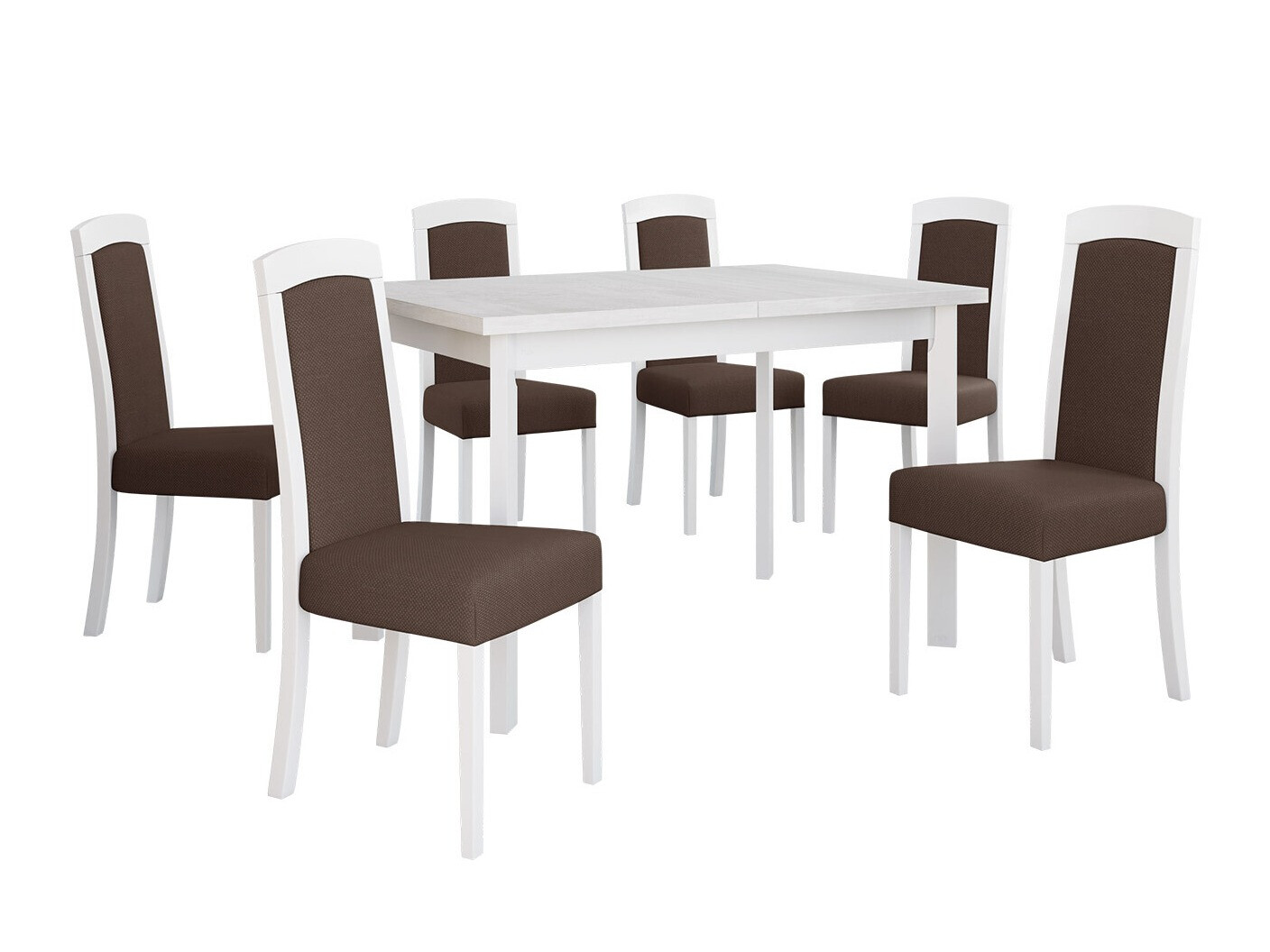 Jedilniški komplet Victorville 351 (Bela)