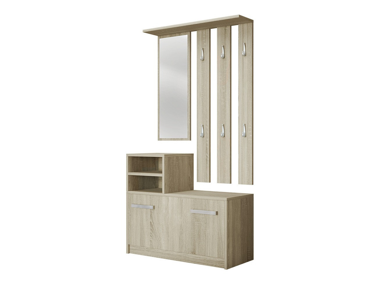 Komplet za predsobo Candum (Sonoma hrast)