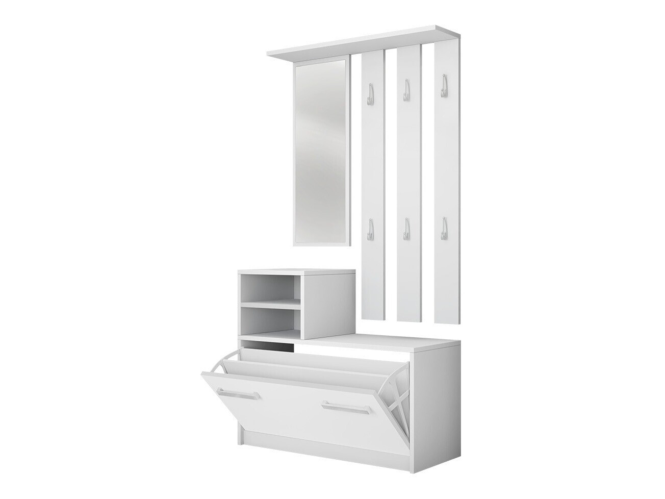 Komplet za predsobo Mandeville 100 (Črna)