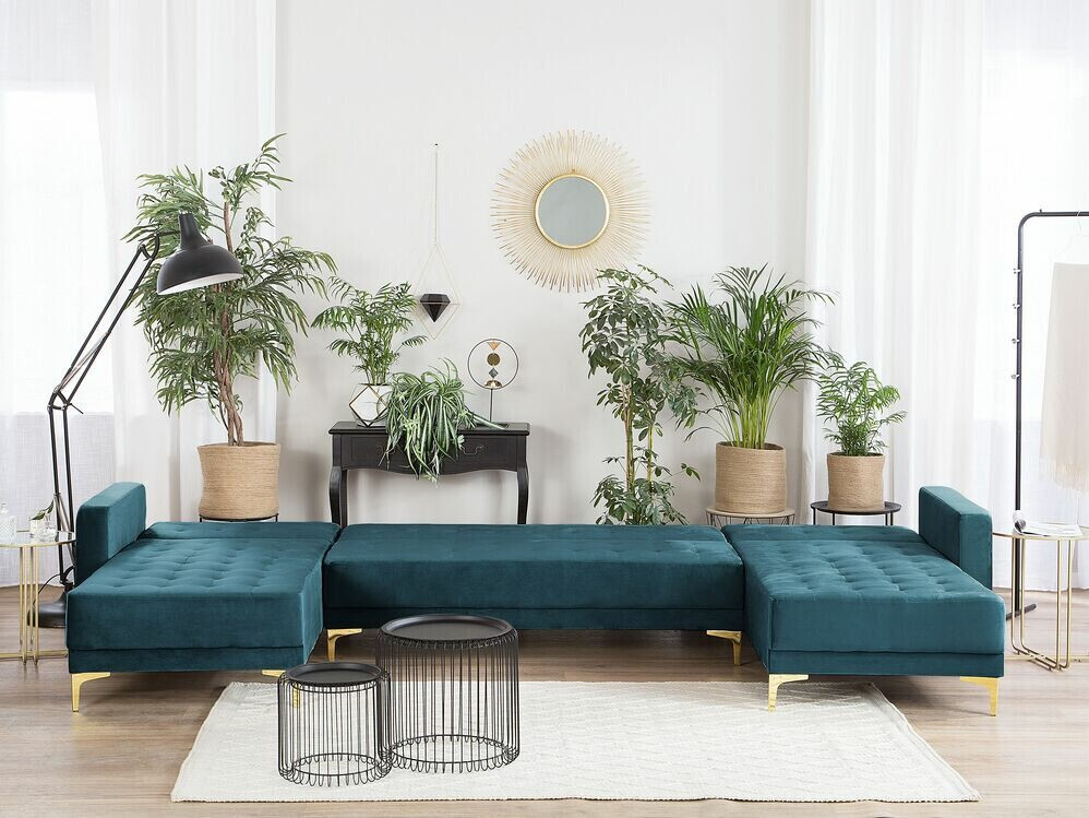 Modularna kotna sedežna garnitura Felvena 109 (Turkizna)