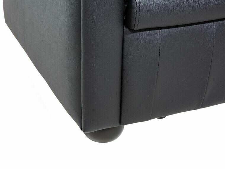 Chesterfield fotelj Cirdoro 105 (Črna)