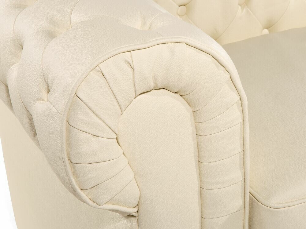 Chesterfield fotelj Cirdoro 105 (Krema)