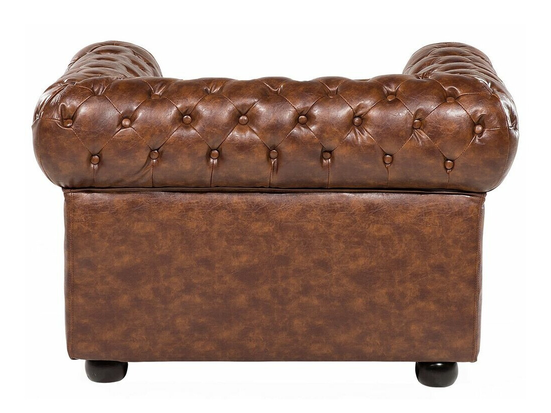 Chesterfield fotelj Cirdoro 105 (Rjava)