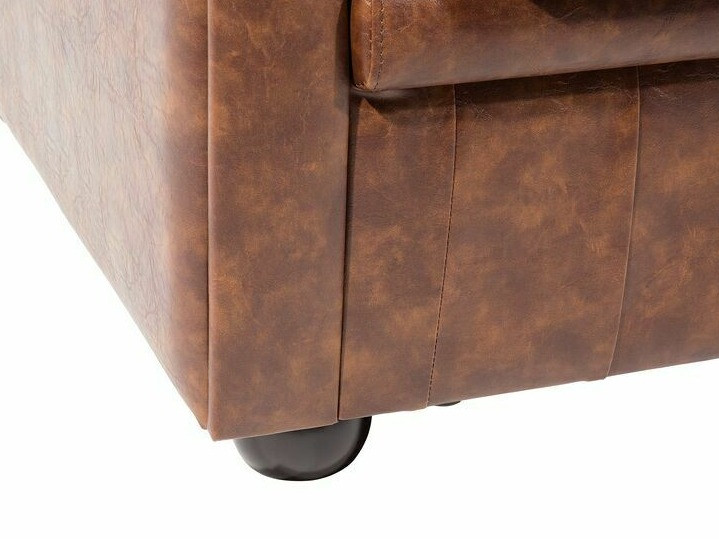 Chesterfield fotelj Cirdoro 105 (Rjava)