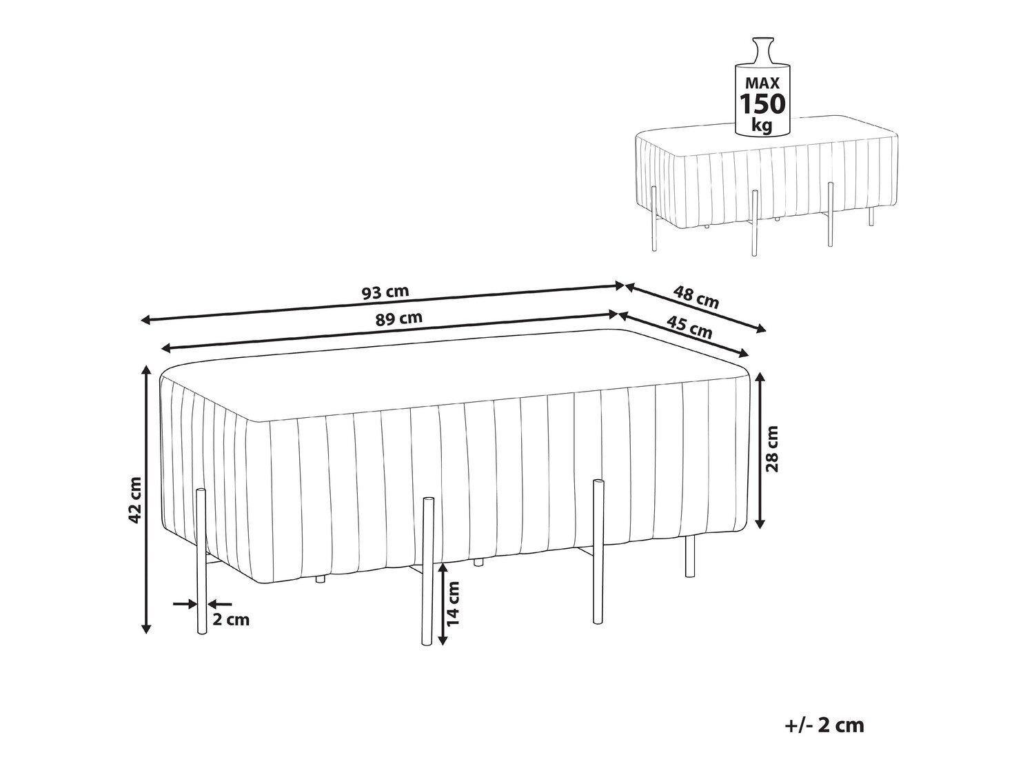 Klop z oblazinjenjem Berwyn 862 (Siva)