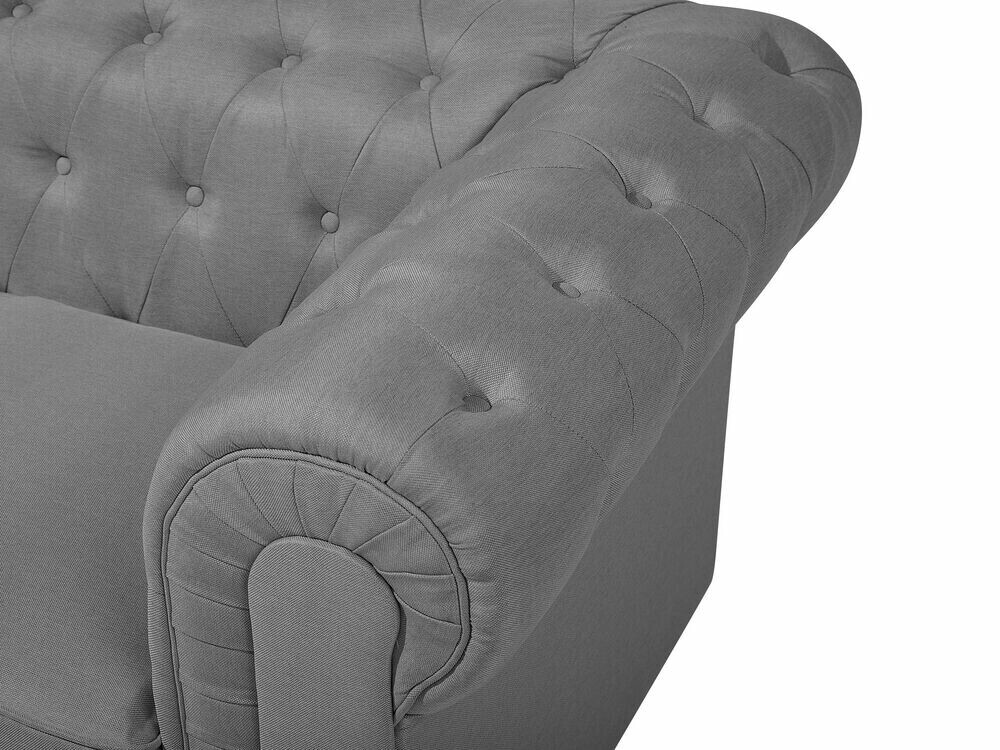 Chesterfield fotelj Cirdoro 107 (Siva)