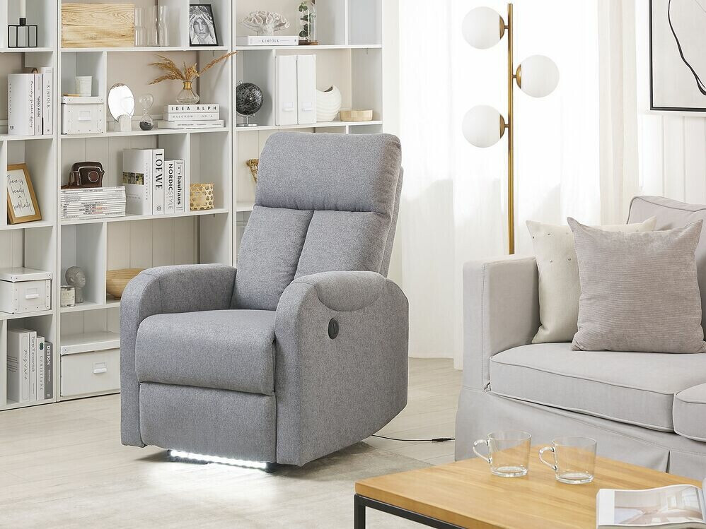 Fotelj s počivalnikom Berwyn 886 (Siva)