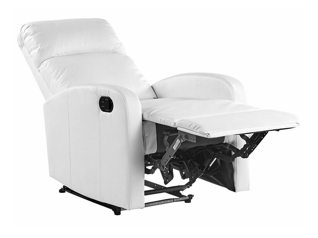 Fotelj s počivalnikom Berwyn 890 (Bela)