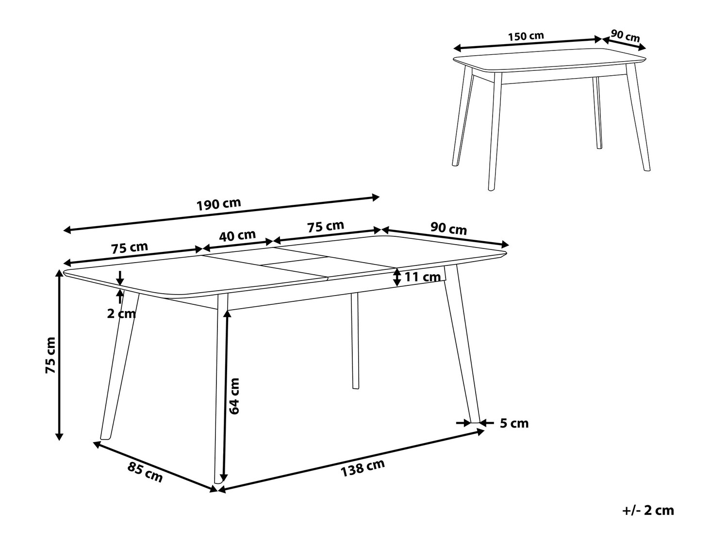 Miza Berwyn 907 (Temen les)