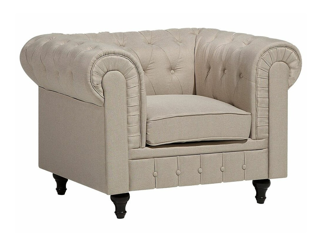 Chesterfield oblazinjeno pohištvo Cirdoro 111 (Beige)