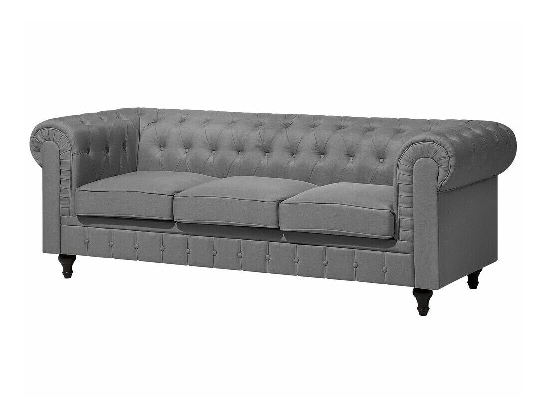 Chesterfield oblazinjeno pohištvo Cirdoro 111 (Siva)