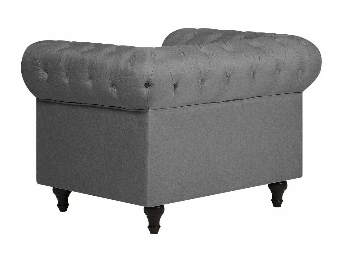 Chesterfield oblazinjeno pohištvo Cirdoro 111 (Siva)
