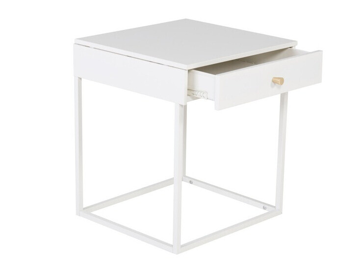 Nočna omarica Evasevu 104 (Bela)