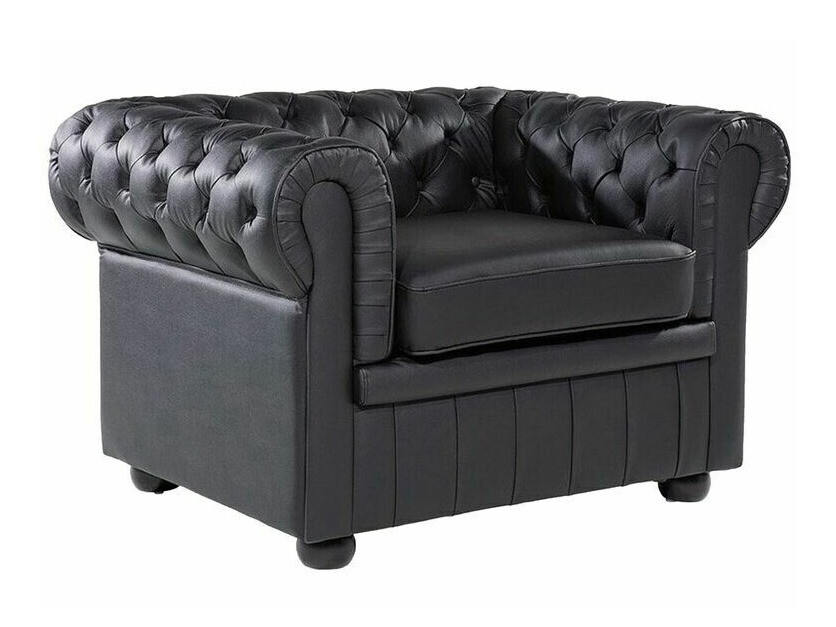 Chesterfield oblazinjeno pohištvo Cirdoro 112 (Črna)