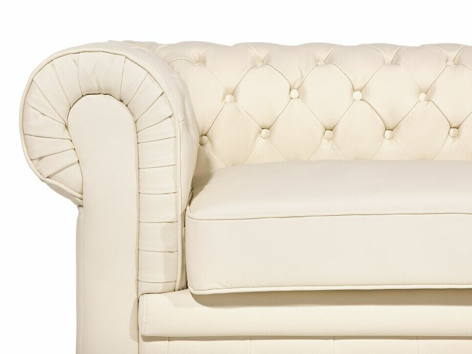 Chesterfield oblazinjeno pohištvo Cirdoro 112 (Krema)